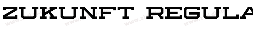 Zukunft Regular字体转换 Zukunft Regular字体转换